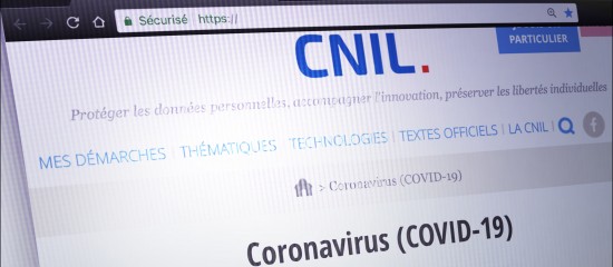 Covid-19 : les recommandations de la CNIL